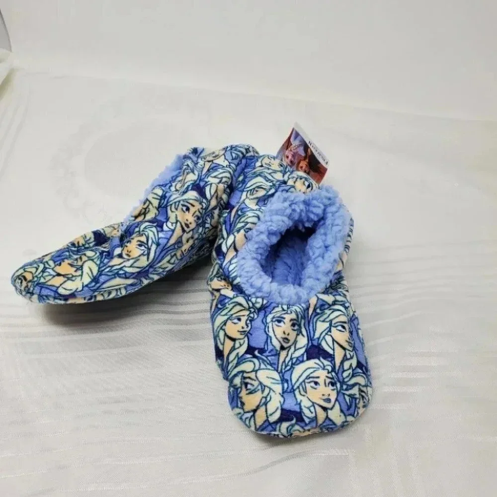 Disney Frozen II fuzzy slippers